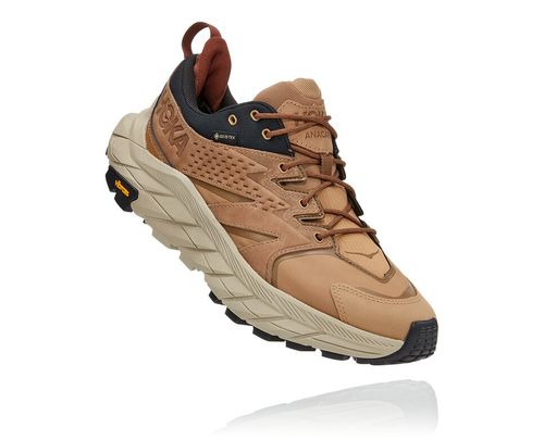 Hoka One One Herre Anacapa Low Gore-tex Fjellsko Tiger's Eye/Svart Norge-71NLT